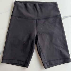 Lululemon Biker Shortd: Black, Size 6